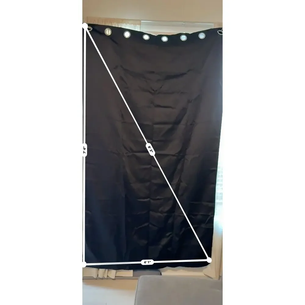 Blackout Curtain Panel 49” x 88” Grommet Top | Room Darkening| New Open Package